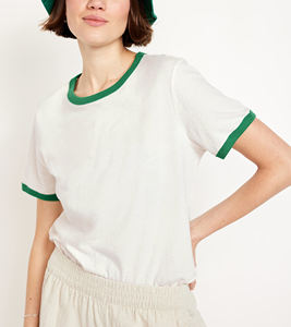 T-shirts vierges surdimensionnés personnalisés pour femmes 100% coton 280 GSM T-shirt imprimé personnalisé pour femmes - Product Image 4