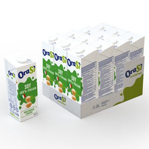 Bevanda Vegetale OraSi a Base di Soia 100% Italiana per Distributori, Alta Proteina, 1 Litro, Scadenza 360 Giorni, Confezione da 12 Unità - Product Image 2