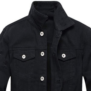 Chaqueta Vaquera para Hombre con Múltiples Bolsillos Delanteros, Chaqueta Vaquera con Acabado Deslavado Ácido, Camisas Vaqueras de Manga Larga - Product Image 6