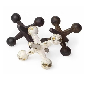 Fabricante de cantidades a granel al por mayor hecho en La India juego de tres esculturas de gato con acabado oxidado de hierro para decoración de hogar y oficina - Product Image 1