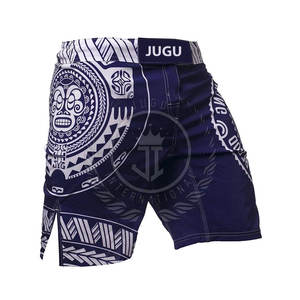 Pantalones Cortos de MMA de Alta Calidad Fabricados Profesionalmente para Hombre, Cómodos para Pelear, Duraderos, de Spandex/Poliéster, Ligeros y Transpirables - Product Image 1