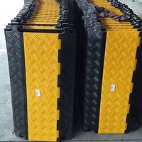 Protection de rampe de pont de câble en caoutchouc à 5 canaux, nouveau design, serrure serrée, approuvé CE