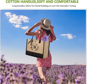 2025 dernier sac de plage en jute personnalisé sacs à provisions promotionnels en gros du meilleur fournisseur indien - Product Image 4