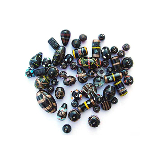 Indian Manufacturer of Fancy Black Glass Beads Decorative Glass Beads for Jewelry <b>Accessories</b> Making at Bulk Wholesale Rate - Product Image 4