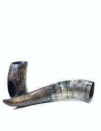 Tasses à bière de finition royale Corne à boire de boeuf fabriquée à la main avec support en métal Corne à boire Viking Tasse à bière - Product Image 3