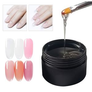 Nouveauté Offre Spéciale haute densité rose clair camouflage constructeur de gel pour ongles auto-nivellement gel liquide constructeur de gel pour ongles 60ml personnalisé - Product Image 4