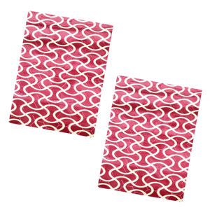 พรมโพลีเอสเตอร์หรูหรา นุ่มสบาย หนาแน่นสูง กันลื่น ดีไซน์ทันสมัย ทนทาน นุ่มสบาย ลายนูนแบบนามธรรม พร้อมจุดยางธรรมชาติ - Product Image 1