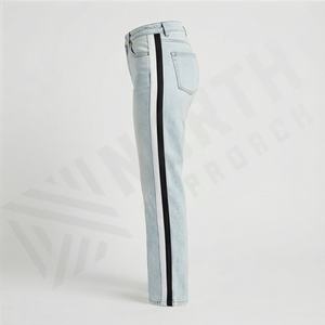 Jeans à taille haute et coupe bootcut pour femmes, pantalon évasé en denim, pantalon large, mode streetwear, bas lavables pour femmes - Product Image 3