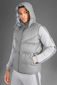 Chaleco Acolchado de Lona Transpirable sin Mangas para Invierno, Ropa Exterior de Poliéster para Hombre, Grueso y Cálido, Envío Gratis - Product Image 3