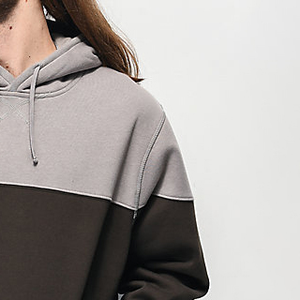 Pull à capuche en molleton de coton 100% écologique pour hommes, vêtements d'été respirants brodés, capuche unie avec cordon de serrage réglable - Product Image 5