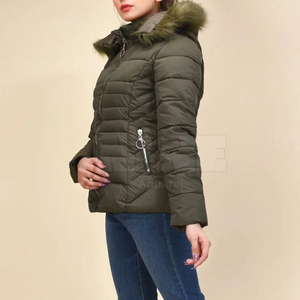 Chaqueta Acolchada de Alta Calidad para Mujer, Estilo 2025, Tejida, Transpirable, con Forro de Algodón Cálido, Relleno de Poliéster para Invierno - Product Image 2