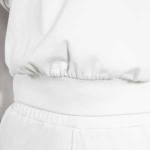 <b>Women's</b> Oversized Cropped Streetwear <b>Hoodie</b> Distressed <b>Sweatshirt</b> Custom Puff Printing Heavyweight 400-500gsm Boxy Sportswear - Product Image 4