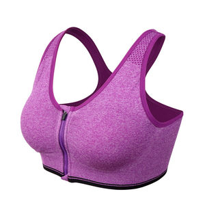 Soutien-gorge de sport pour femmes avec logo personnalisé OEM Soutien-gorge d'entraînement de gymnastique et de yoga avec fonction push-up extensible dans les quatre sens sur mesure - Product Image 5