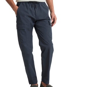 Pantalones térmicos cargo para hombre con múltiples bolsillos, forro polar, pantalones cargo de lona, pantalones largos cálidos, pantalones deportivos para hombre - Product Image 1