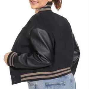 Chaquetas universitarias de algodón transpirable de alta calidad para mujer-Colores y diseños personalizados Precio de impresión digital - Product Image 4
