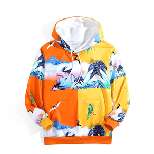 Best Price Custom Logo Men's Polyester <b>Sublimation</b> <b>Hoodie</b> New Arrival Streetwear Blended Winter <b>Hoodie</b> - Product Image 4