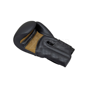 Comfortable Leather Boxing <b>Gloves</b> for Adult Use MMA Training <b>Moisture</b> Wicking Lace-Up Closure Customizable - Product Image 3