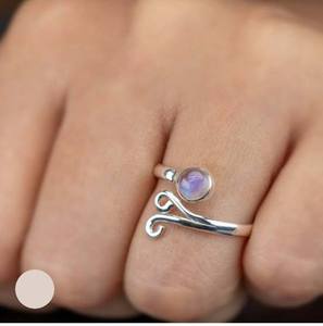 Amazing Quality Garnet Hydro 7mm Round Double Gemstone Bezel Set 925 Sterling Silver <b>Ring</b> Handmade <b>Thin</b> Band <b>Ring</b> For Summer - Product Image 2