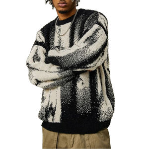 Sudaderas con capucha transpirables de peso pesado de alta calidad para hombre con mangas holgadas de gran tamaño patrón sólido para ropa de calle de invierno - Product Image 5