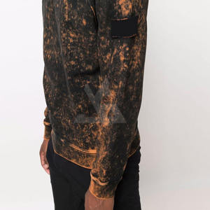 Sweat à capuche surdimensionné en molleton français écologique, coupe ample, vintage, délavé à l'acide, style streetwear, poids lourd, pour l'hiver - Product Image 4