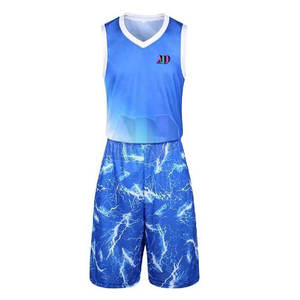 Uniforme de basket-ball sans manches, léger, grande taille, respirant, tissu en maille polyester anti-humidité pour une meilleure circulation de l'air et une meilleure évacuation de la transpiration - Product Image 1