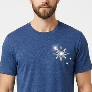Camisetas de hombre con pedrería de corte holgado, tela transpirable y ligera, perfectas para uso al aire libre y looks urbanos. - Product Image 6