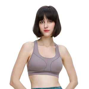 เสื้อชั้นในออกกำลังกายผู้หญิง ระบายอากาศดี เรียบง่าย โลโก้ด้านหน้า น้ำหนักเบา รองรับได้ดี เป็นมิตรกับสิ่งแวดล้อม ยืดได้สี่ทิศทาง แห้งเร็ว - Product Image 3