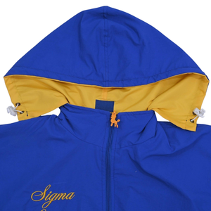 Veste coupe-vent réversible Sigma Gamma Rho Sorority pour femmes, lettres grecques bleues et dorées, veste légère pour femmes, vêtements grecs - Product Image 4