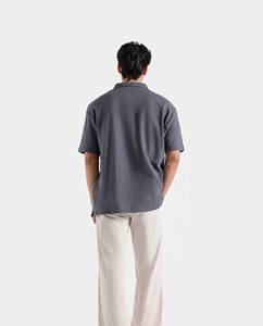 Nueva llegada Buena calidad 2025 Precio al por mayor Hombres Polos Ropa casual Cómodo Oversize Polo Camisetas para hombres - Product Image 3