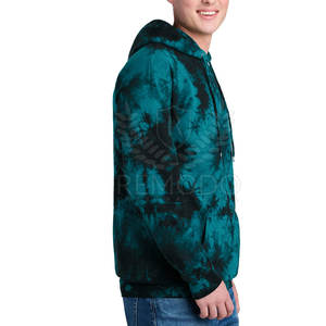 Surdimensionné Léger Hommes Tie Dye Hoodies Confortable Casual Wear Hommes Tie Dye Hoodies - Product Image 3