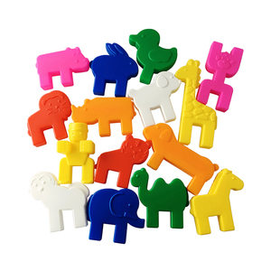 Brinquedo Educacional de Aprendizagem Pré-escolar <span class=keywords><strong>para</strong></span> Crianças Carnaval de Blocos de Conexão de Animais - Product Image 1