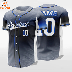 Camisetas de béisbol personalizadas al por mayor, ropa deportiva colorida de estilo informal con servicios OEM, camisetas de béisbol personalizadas por sublimación en oferta - Product Image 4