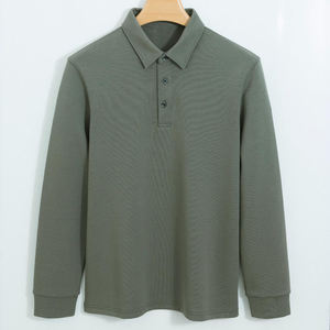เสื้อเชิ้ตแขนยาวผู้ชาย คุณภาพพรีเมียม ผ้าถักเนื้อแน่น แห้งเร็ว ซับเหงื่อ ไม่ยับง่าย เหมาะสำหรับใส่ทำงาน ฤดูใบไม้ร่วง ฤดูหนาว - Product Image 6