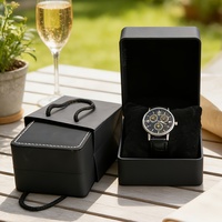Boîte à montre personnalisée pour hommes et femmes, emballage de marque de montre avec logo OEM, coffret de rangement cadeau, boîte de présentation de montre personnalisée