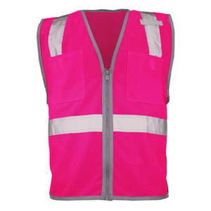 Chaqueta con cremallera transpirable de seguridad para hombres, chaleco de seguridad reflectante para construcción al por mayor, chaquetas - Product Image 5