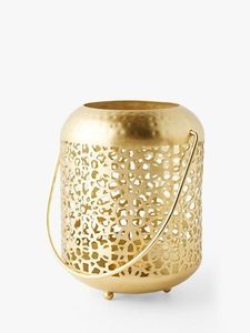 Farol de Ramadán de Metal Artístico con Tallados Detallados que Ofrece una Belleza Cultural Clásica para la Decoración del Hogar - Product Image 5