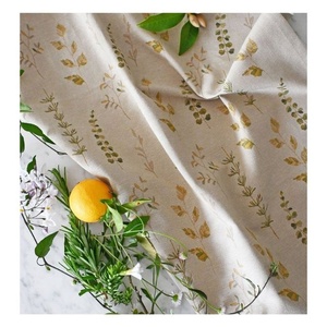 Demi-blanc couleur doux 100% coton GOTS toile qualité supérieure torchon serviettes de cuisine Pot rond fleur cuisine plat vêtements - Product Image 3