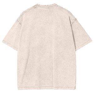 Nuevo último diseño Casual personalizado hombres lavado con agua camisetas Ringer buena calidad lavado con agua de gran tamaño camisetas para adultos - Product Image 4