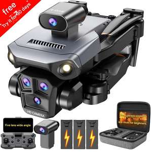 Dron X42 1080p FHD de Alta Definición, Fotografía Aérea Profesional, Aeronave de Control Remoto con Tiempo de Vuelo de 10-20 Minutos - Product Image 1