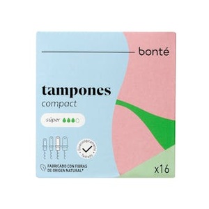 Bont Super Tampons avec applicateur compact, 16 unités - Product Image 1