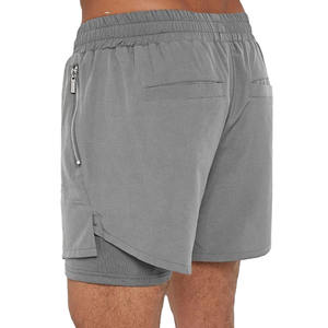 Pantalones Cortos Deportivos para Hombre, Ligeros, de Secado Rápido, con Cintura Elástica, Bolsillo con Cremallera y Suministro Personalizado OEM - Product Image 5