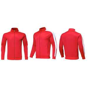 Survêtement 2 pièces décontracté en polyester pour hommes, jogging à manches longues, vêtements de sport avec fermeture éclair, survêtement de printemps - Product Image 5