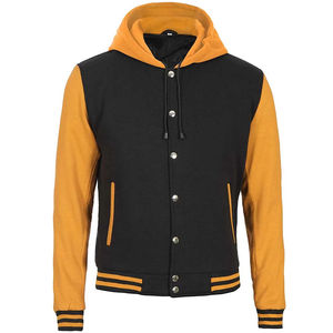 Veste universitaire de baseball unisexe pour hommes, manches brodées personnalisées de meilleure qualité, style rue haute, hiver 2025 - Product Image 4