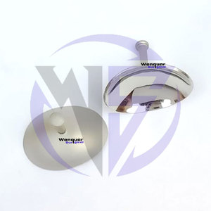 Juego de Protectores Oculares Corneales, 2 Piezas (Izquierdo y Derecho), Acero Inoxidable, 26/17 mm, Protector Ocular Intraocular para Instrumentos de Cirugía Oftálmica - Product Image 6