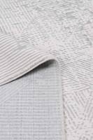 Tapis en velours blanc Lotus, lavable, rembourré, 10 mm, doux, en polyester, tissé à la machine, antidérapant, style kilim moderne pour la maison, résistant à la décoloration