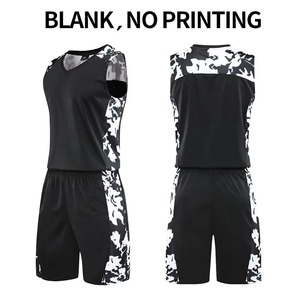 Ensembles de maillots de basket-ball en maille de polyester de haute qualité pour hommes uniformes respirants imprimés personnalisés personnalisables pour adultes - Product Image 1