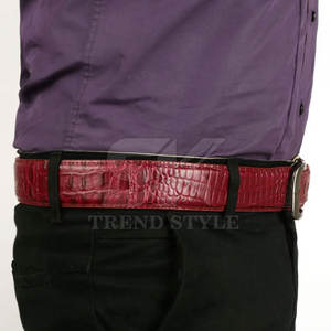 Stylish Croc Embossed <b>Leather</b> <b>Belt</b> For Men Premium Quality Casual And Formal Wear Elegant Croc Embossed <b>Leather</b> <b>Belt</b> - Product Image 4