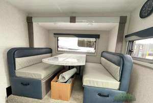 CARRETILLA DE ALUMINIO DE LUJO GRIS MÁS VENTA CAMPER RV MINI CASA AUTOCONTENIDA sobre RUEDAS IDEAL para VIAJES POR CARRETERA y AVENTURA - Product Image 6