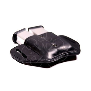 Porte-chargeur double tactique personnalisable en cuir de vache véritable, résistant et sécurisé, OEM/ODM, fabriqué au Pakistan - Product Image 3