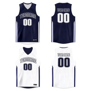 Uniformes de Baloncesto Deportivos Personalizados con Impresión por Transferencia de Calor, 100% Poliéster, Secado Rápido, Transpirable, Venta al por Mayor, OEM - Product Image 3